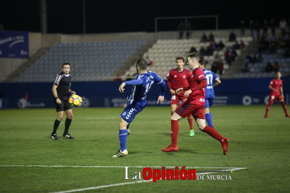 Partido entre el Lorca y el Osasuna