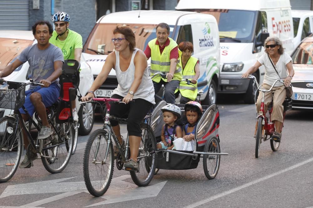 Bicicletada popular pels carrers de Santa Eugènia