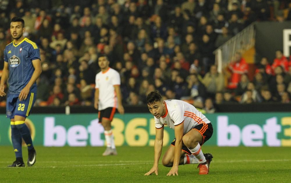 Las mejores imágenes del Valencia - Celta de Copa