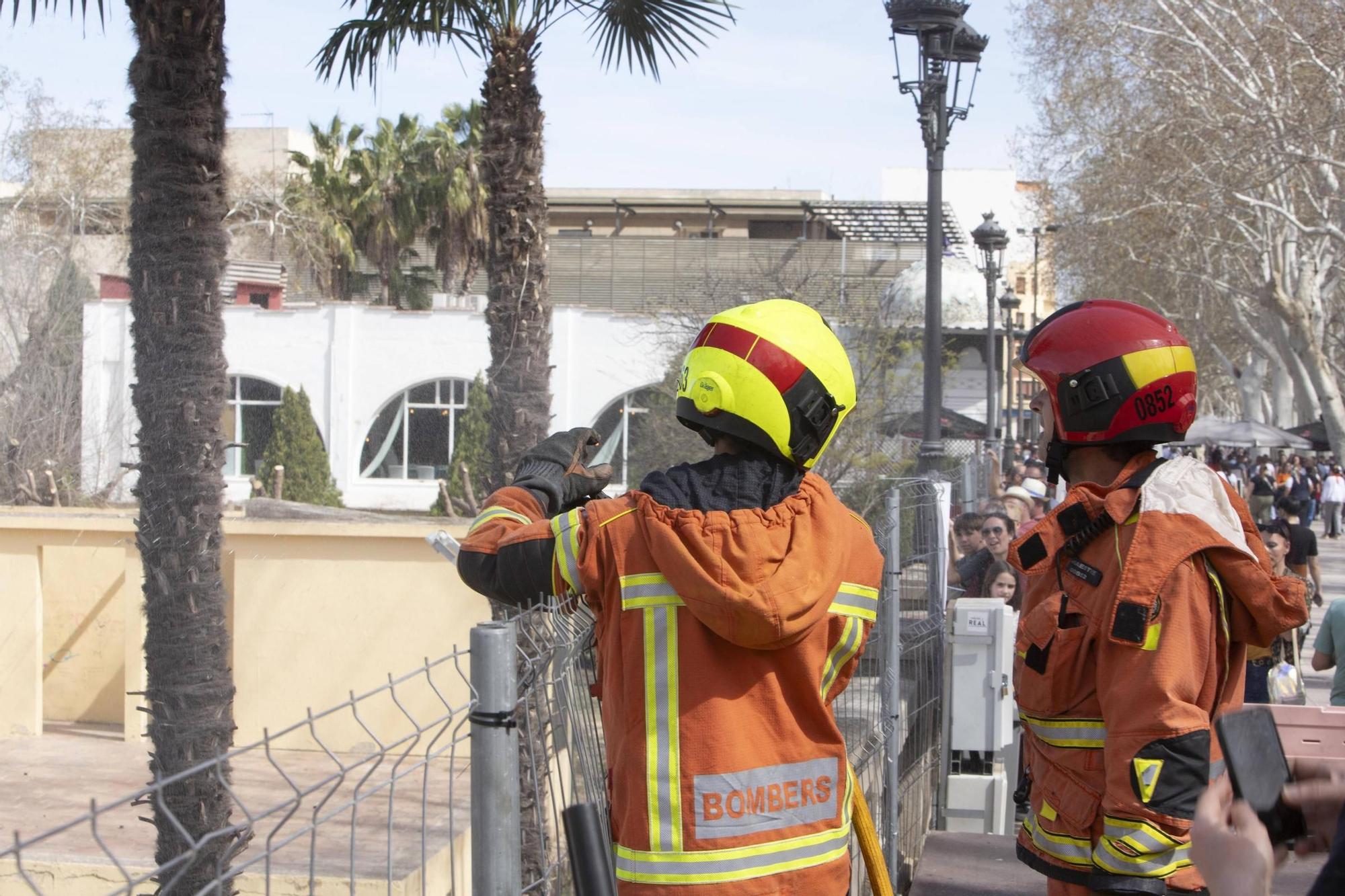 La mascletà de Xàtiva de hoy, 17 de marzo de 2024, en imágenes