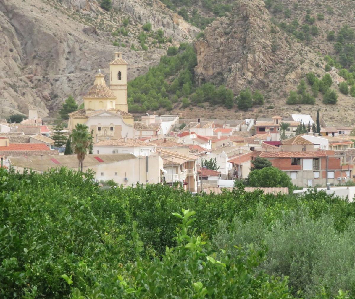 Vistas del pueblo de Ricote.