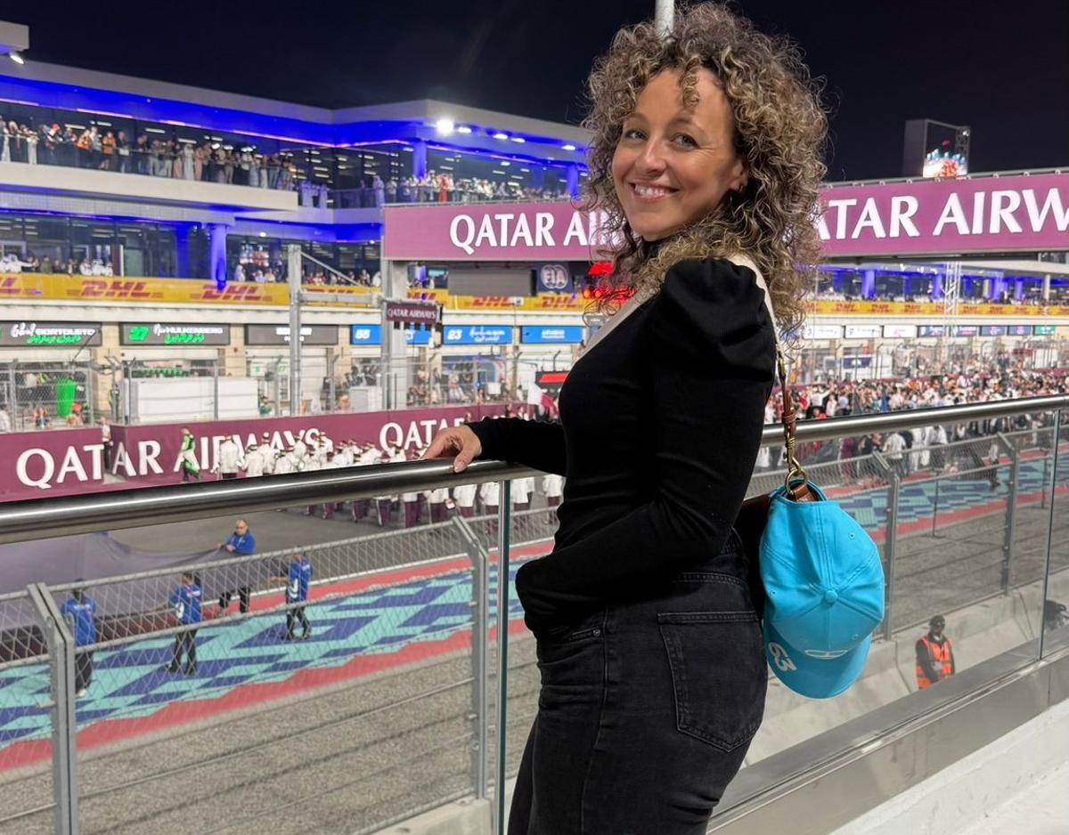 Noemí Silvestre, en Doha.
