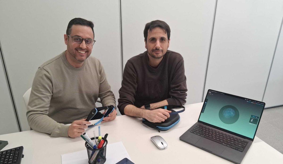 D’esquerra a dreta, Javier Quesada i Francisco Hernández.