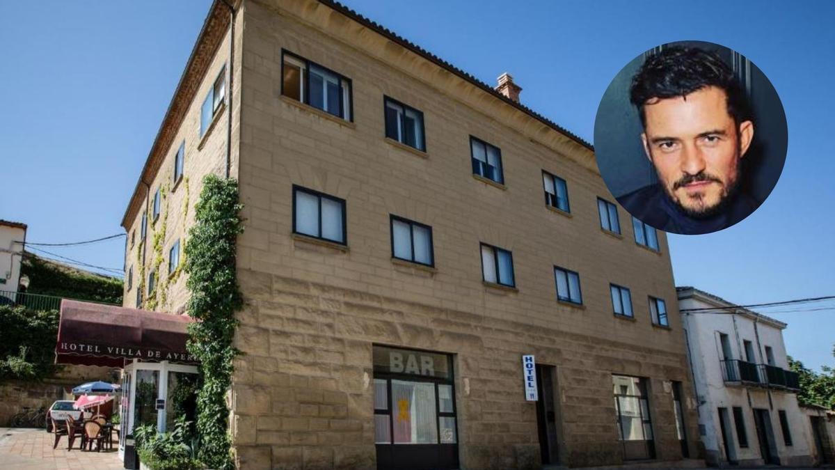 Se vende el hotel de un pueblo de Huesca donde Orlando Bloom celebró su cumpleaños