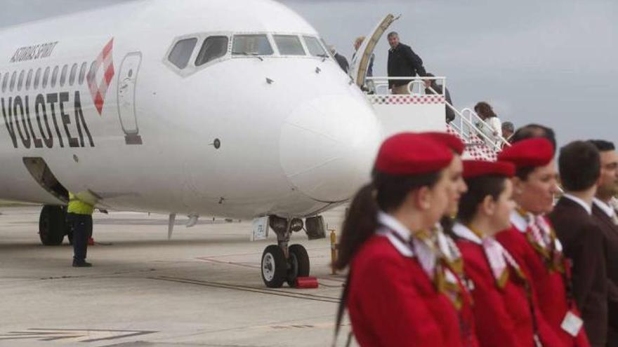 Volotea, la tercera aerolínea de bajo coste más puntual de Europa en marzo