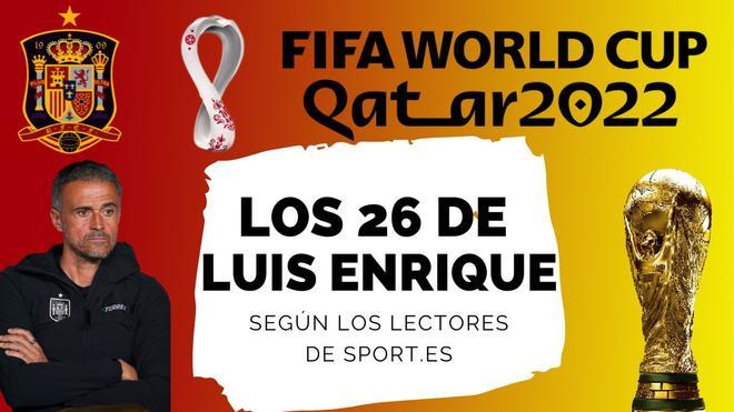 Los 26 de Luis Enrique para el Mundial de Qatar de 2022