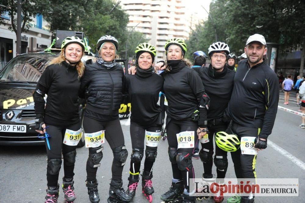 Murcia Maratón. Salida patinadores