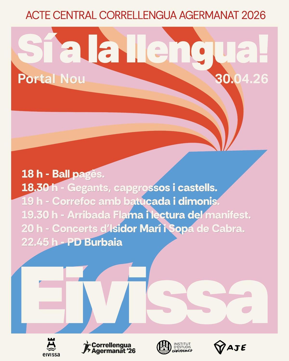 El cartel del Correllengua.
