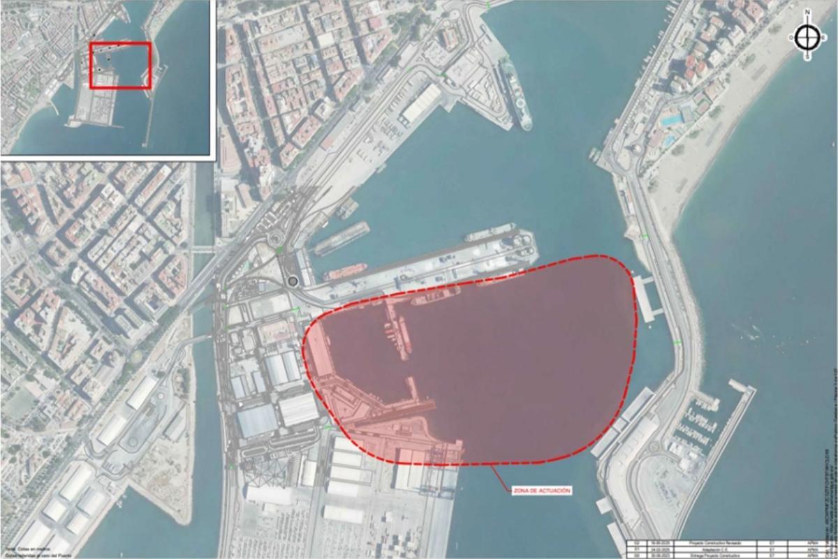 Proyecto del nuevo muelle 8 del Puerto de Málaga