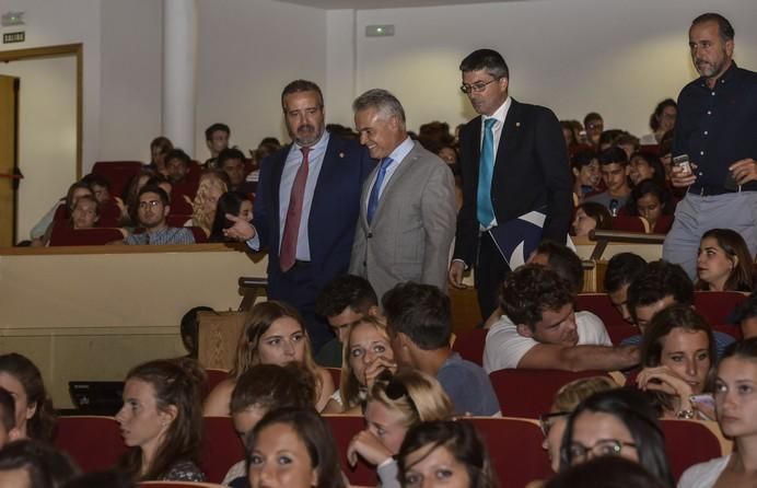 06/2017 TEROR GRAN CANARIA. Bienvenida a los alumnos de Erasmus curso 2017/18 de la ULPGC en Teror. FOTO: J.PÉREZ CURBELO