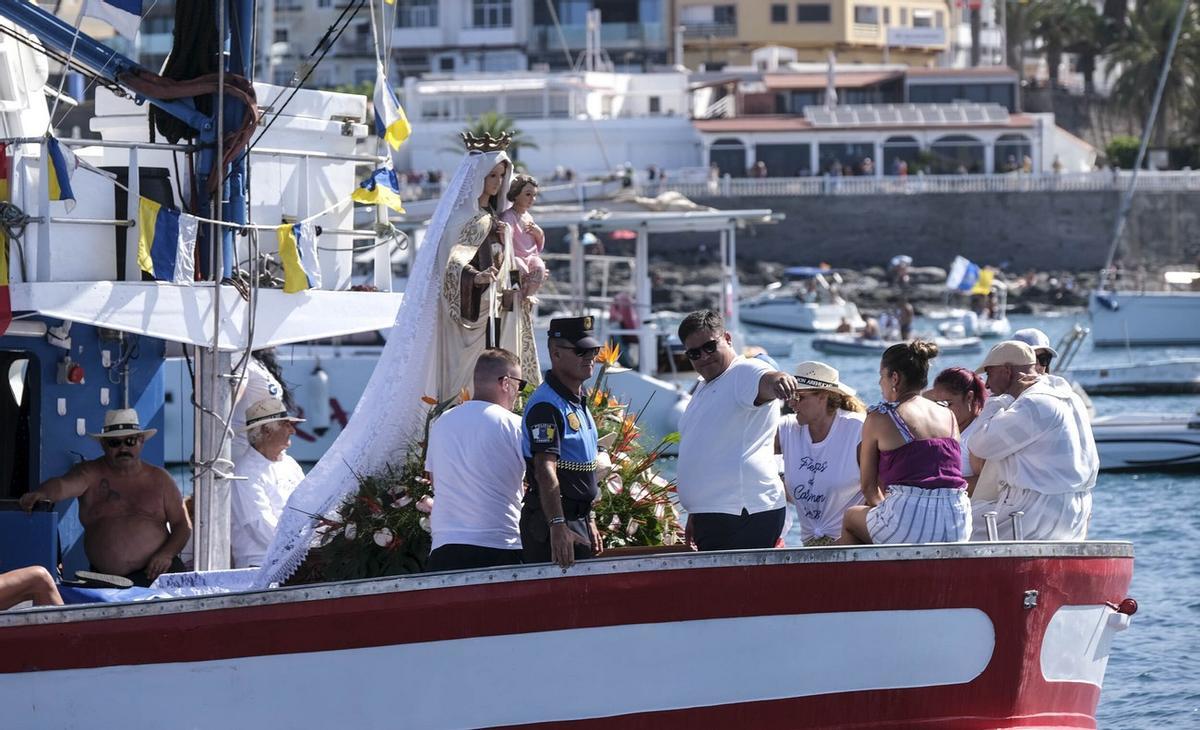 Procesión marítima de la Virgen del Carmen de ArguineguÏn