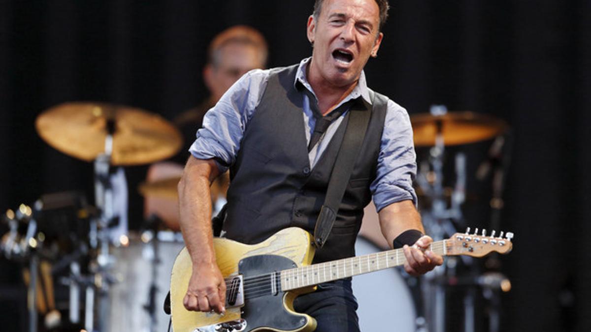 Actuación de Bruce Springsteen, en Boston, el pasado agosto.