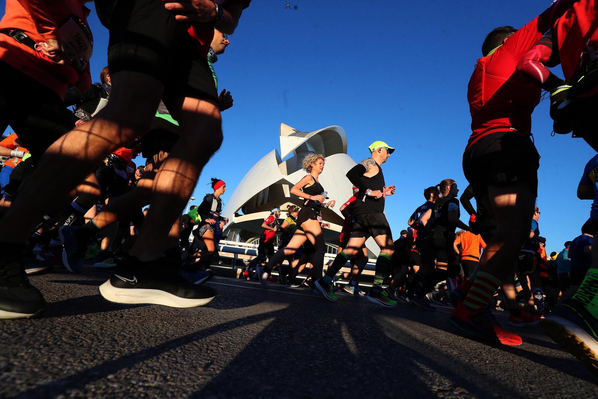 Salida del Maratón Valencia 2021