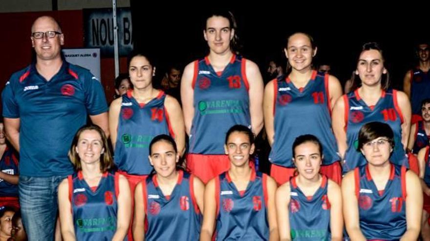 Conjunto femenino del NB Alzira que juega el autonómico.