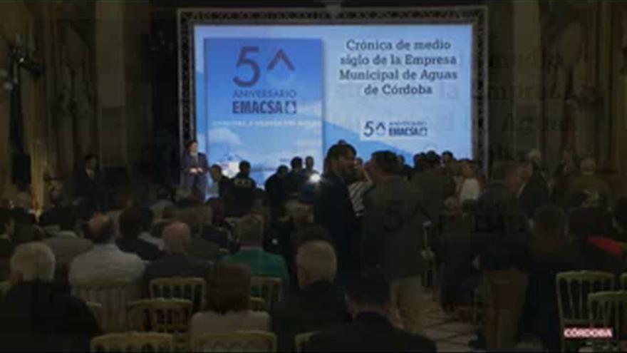 Presentación del libro del 50 aniversario de Emacsa