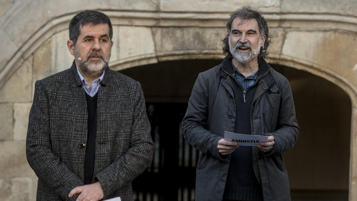 Jordi Sànchez y Jordi Cuixart.