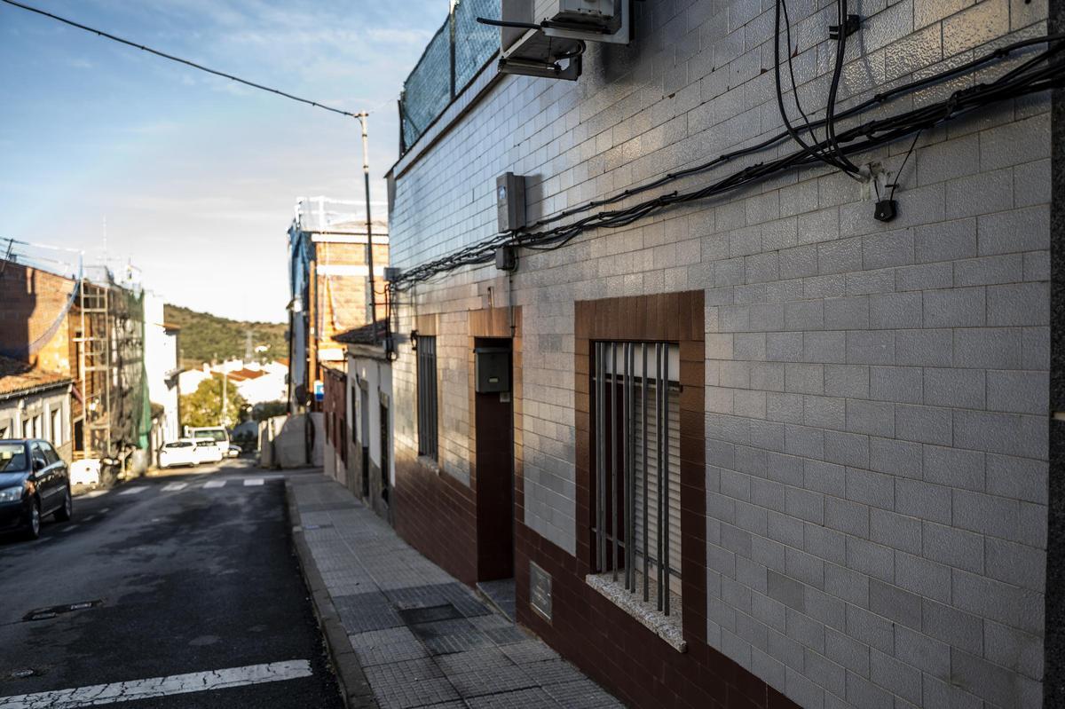 Vivienda de la calle Encina que se vio afectada.