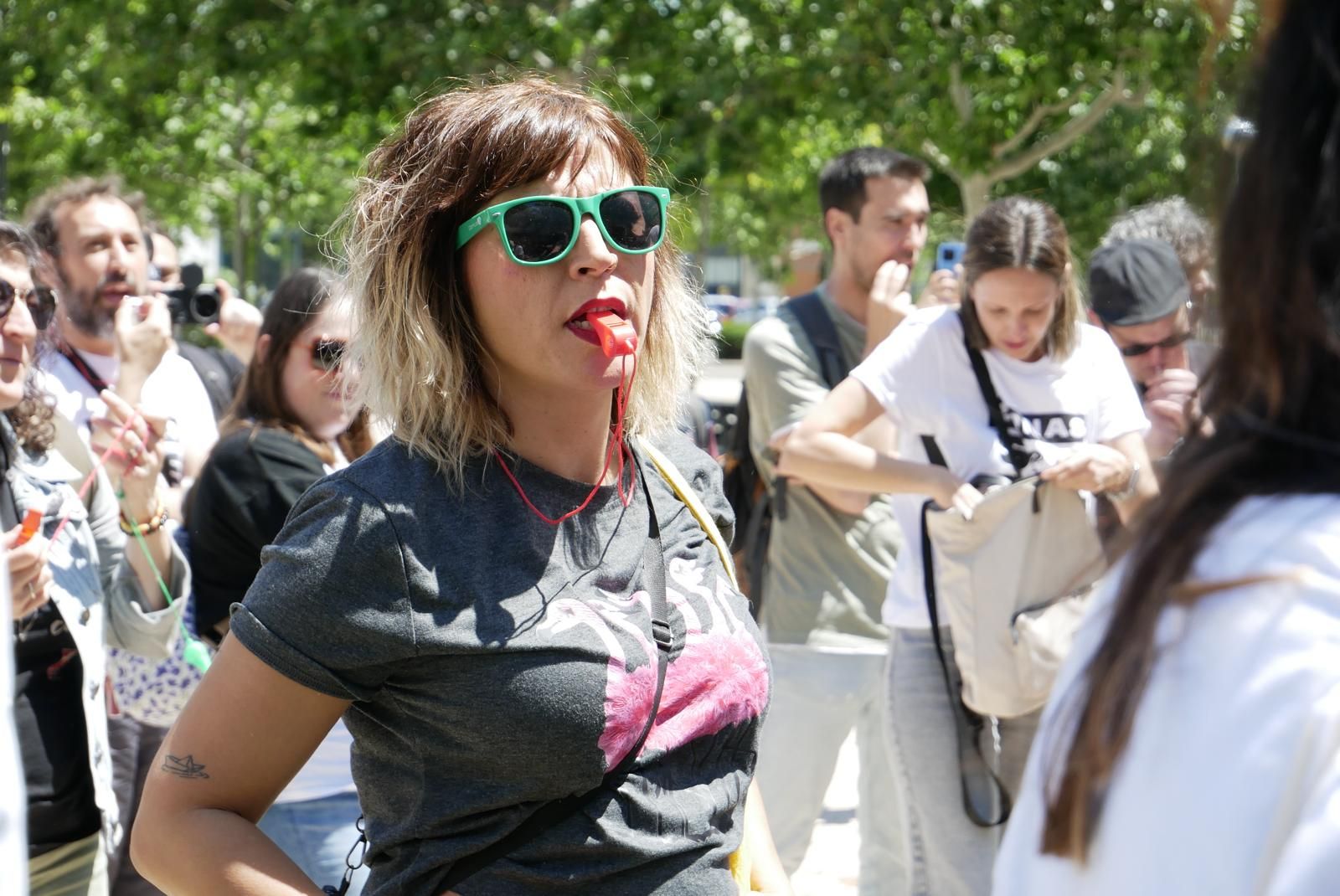 En imágenes | Huelga en las zonas jóvenes de Zaragoza