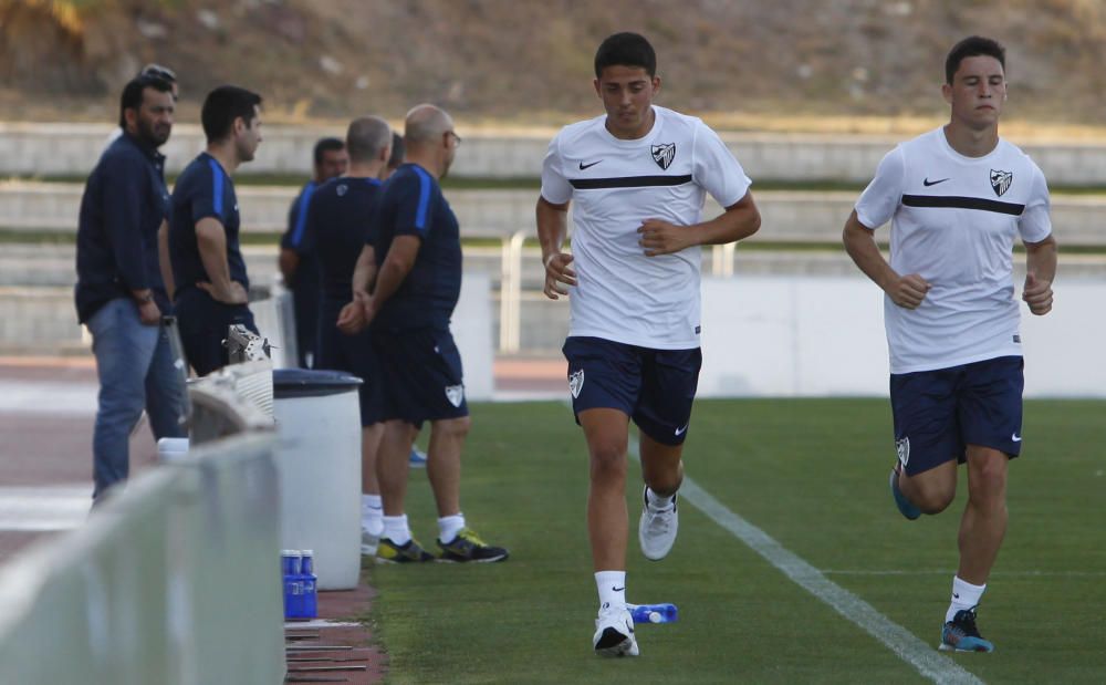 Primer entrenamiento del Málaga CF 2016/17