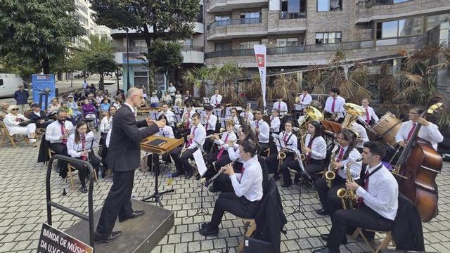 Un concierto de la Banda de Música de la UVCD de Candeán.