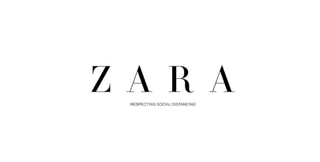 Nuevo logotipo de Zara durante la cuarentena