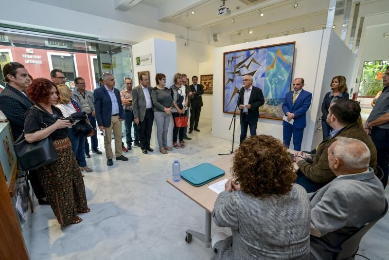 08/05/2018 GÁLDAR. Presentación del matasellos de Correos y Telégrafos que conmemora el 50 aniversario de la muerte del pintor galdense Antonio Padrón.FOTO: J. PÉREZ CURBELO  | 08/05/2018 | Fotógrafo: José Pérez Curbelo