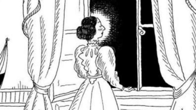 Una viñeta del libro George Sand, Hija del siglo.