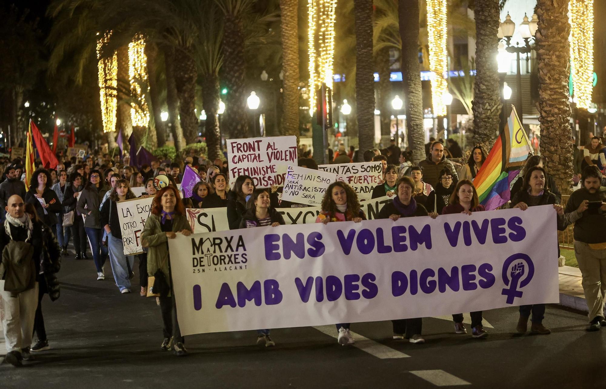 Concentración y manifestación contra la violencia machista 25N