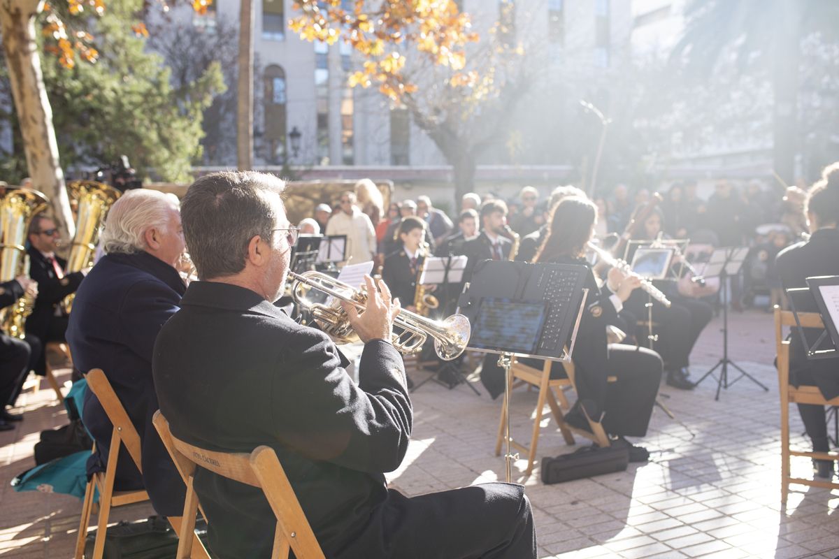 Fotogalería | La banda municipal de Cáceres anima las fiestas navideñas