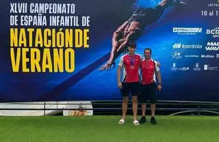 Marcos Garabatos, subcampeón de España infantil en 50 mariposa