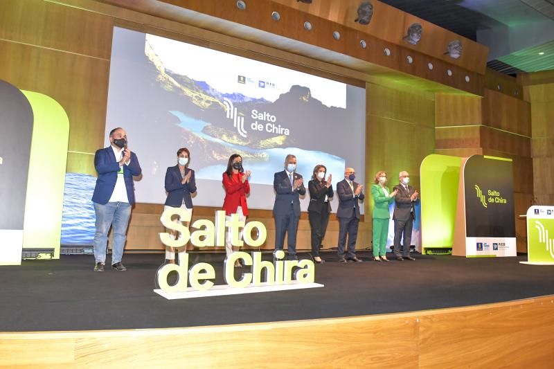 Acto de inicio de las obras de Salto de Chira