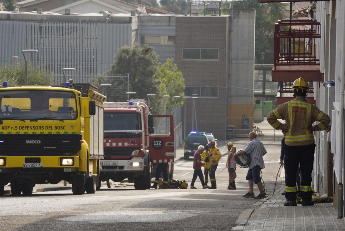 L'incendi d'Artés, en imatges