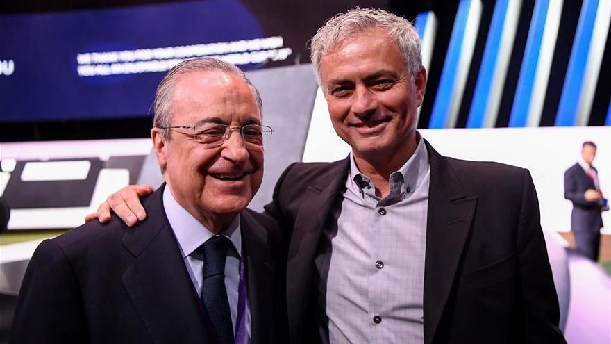 Mourinho y Florentino, reencuentro cordial en París