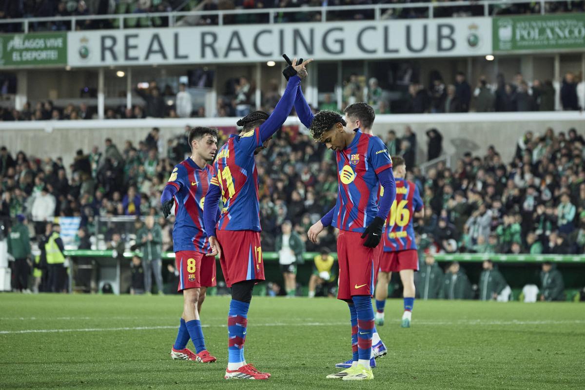 Racing Santander vs FC Barcelona, Eliminatoria de octavos de final de la Copa