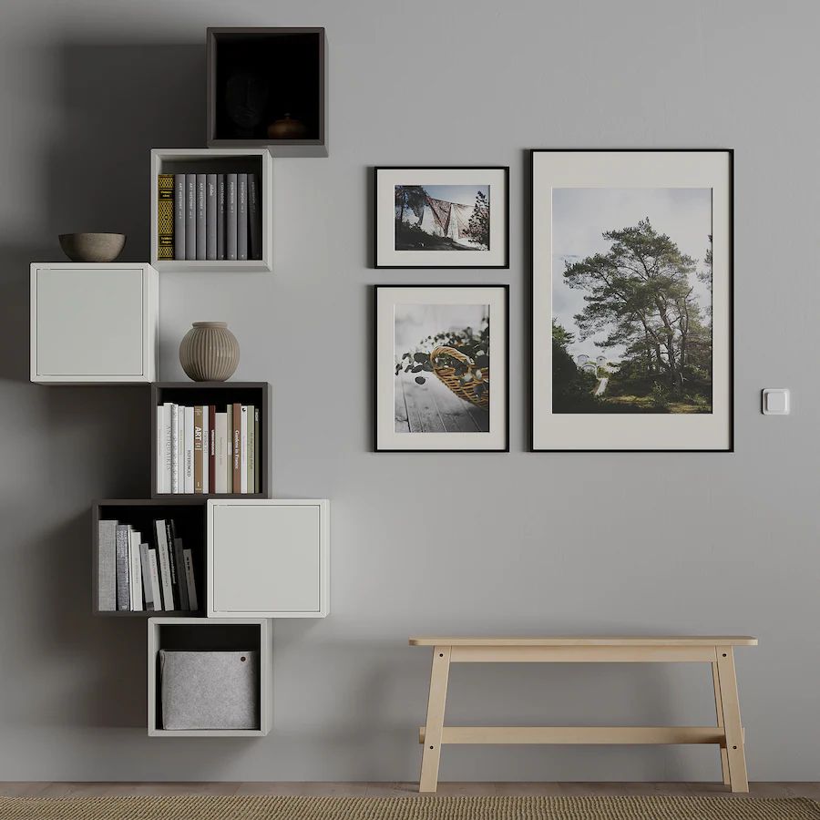 Armario Eket Ikea | Estas estanterías las puedes colocar como más te guste