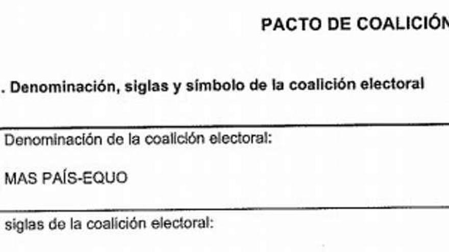 La papeleta electoral de Más País, con la cara de su líder. // E.P.