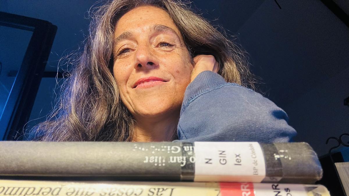 Estrella Borrego abandonó Barcelona para establecerse en Azuel.