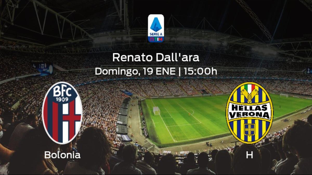 Jornada 20 de la Serie A: previa del encuentro Bolonia - Hellas Verona