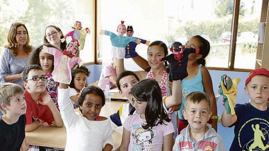 Niños en la colonia urbana de La Panera.