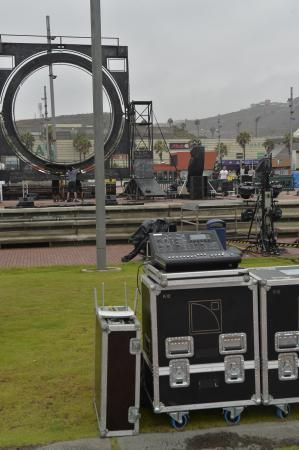 Escenarios del Temudas en la Plaza de la Música