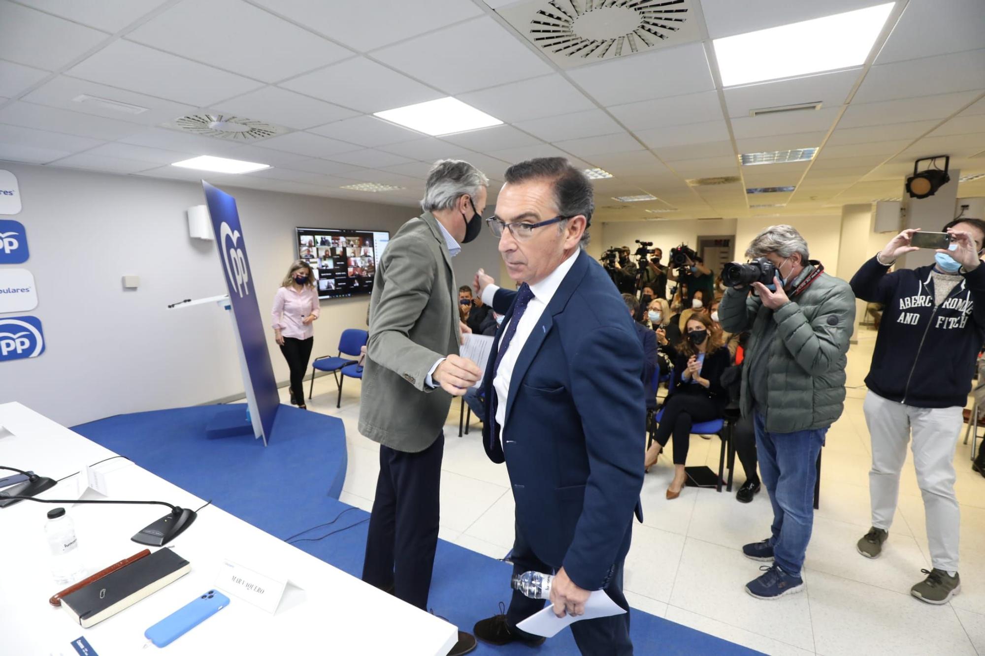 FOTOGALERÍA | Azcón anuncia su candidatura a la presidencia del PP en Aragón
