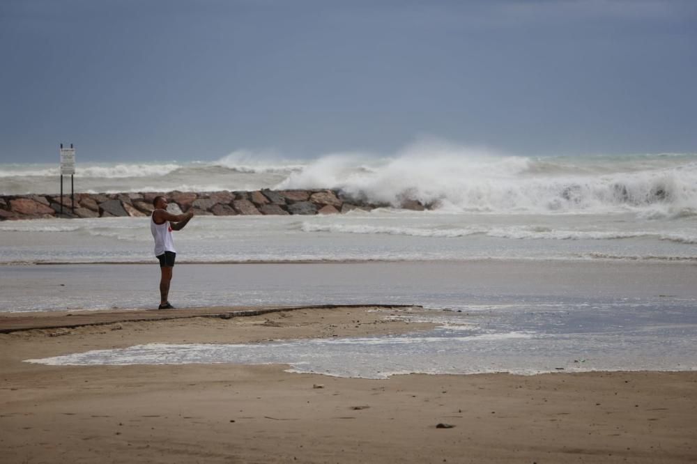 Efectos del temporal en Sagunt