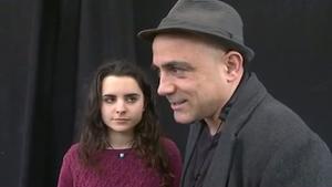 Andrea Motis i Joan Chamorro, aquest diumenge abans d’actuar al Pícnic Jazz de Terrassa.