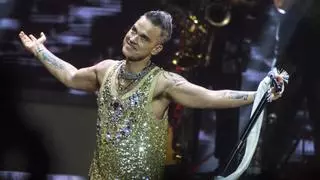 Robbie Williams, terapia, ‘hits’ y mucho humor en el Palau Sant Jordi