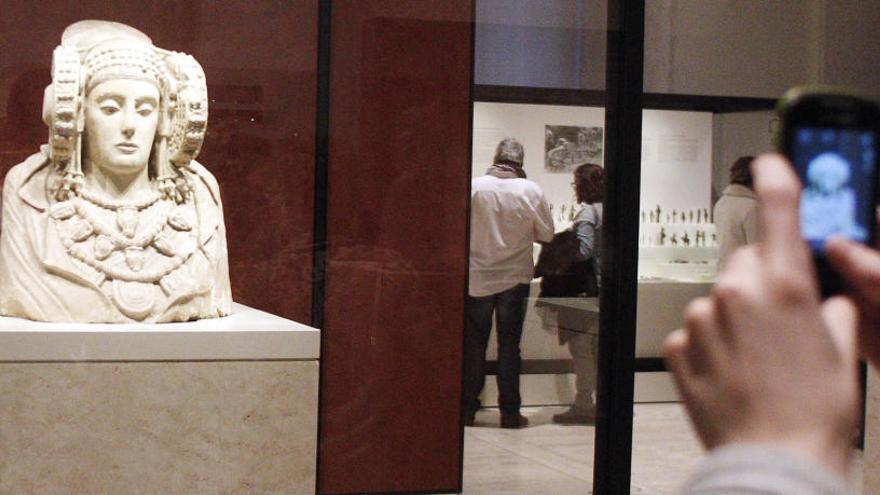 La Dama de Elche, en el Museo Arqueológico Nacional.