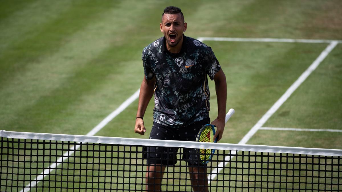 Nick Kyrgios, durante un partido.