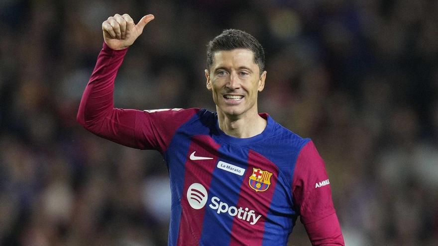 Lewandowski, delantero del FC Barcelona