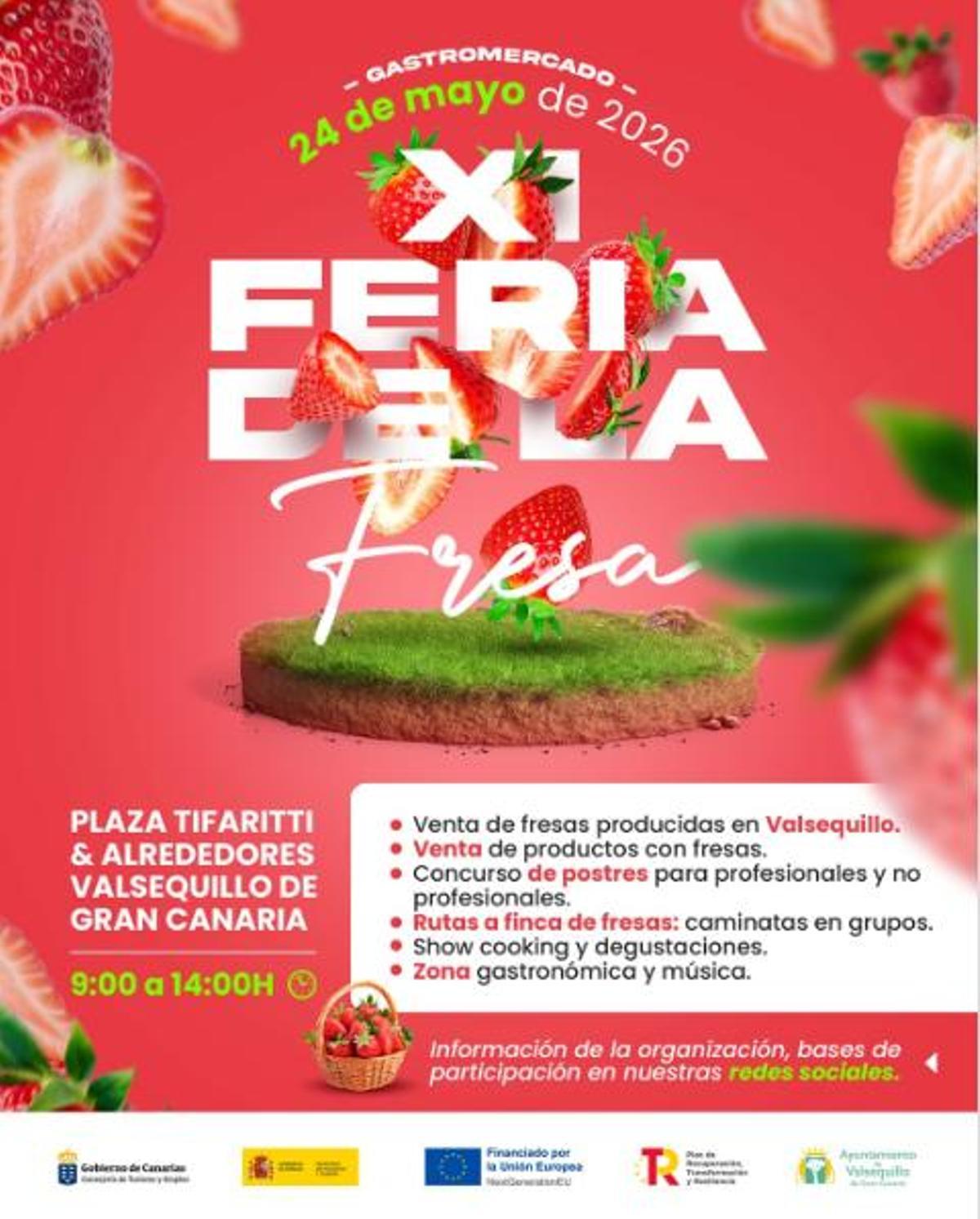 XI Edición de la Feria de la Fresa de Valsequillo.