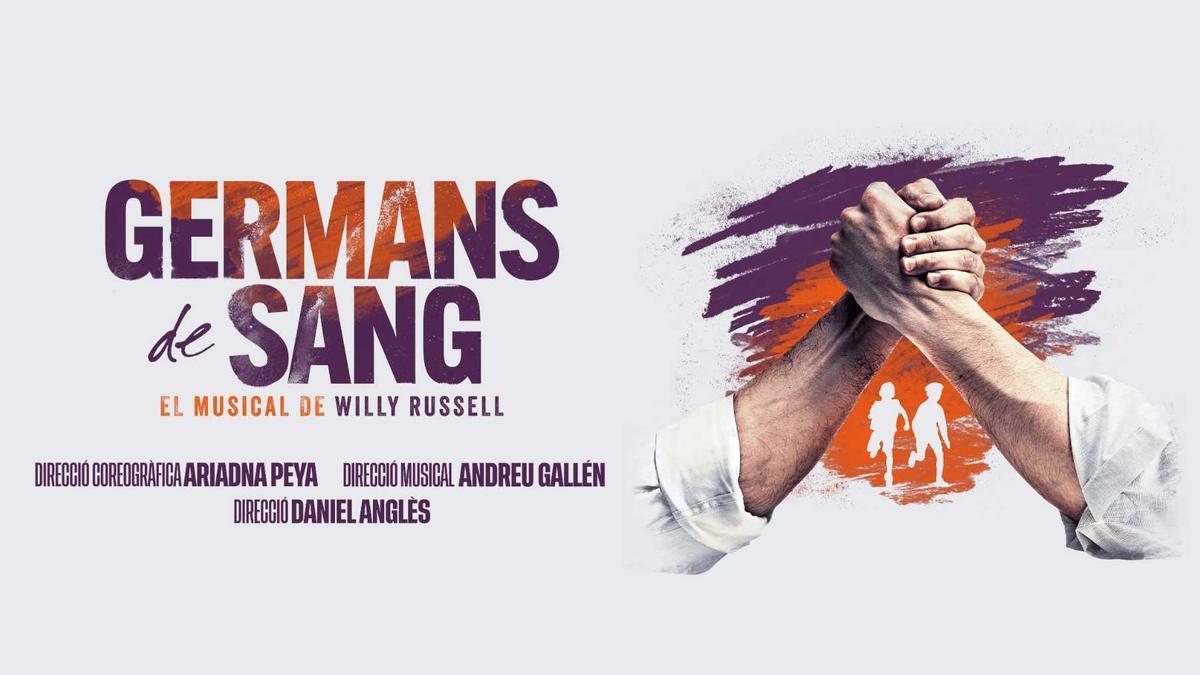 Imatge promocional del musical Germans de Sang.
