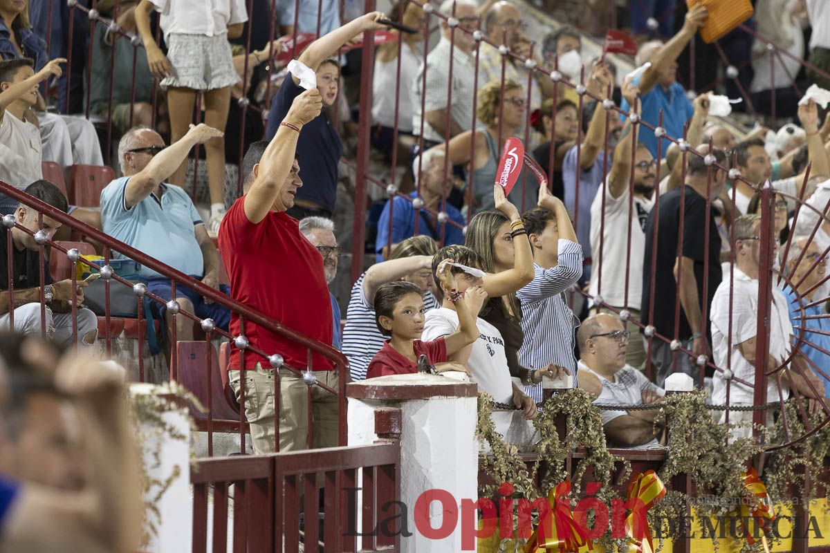 Así se vivió el quinto festejo de la Feria Taurina de Murcia en los tendidos